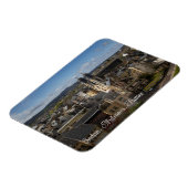 Stadtbild von Sedan, Ardennes, Frankreich Magnet (Linke Seite)