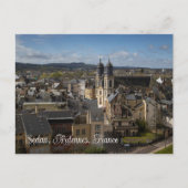 Stadtbild von Sedan, Ardennes, Frankreich Postkarte (Vorderseite)