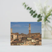 Stadtbild von Siena Postkarte (Stehend Vorderseite)