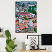 Stadtbild von Tiflis Poster (Heimbüro)