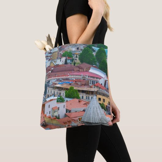 Stadtbild von Tiflis Tasche (Von Nahem)