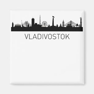 Stadtbild Wladiwostoks Russland Magnet