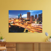 Stadtblick im Stadtzentrum Leinwanddruck (Insitu (Wohnzimmer))