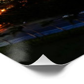 Stadtblick im Stadtzentrum Poster (Ecke)