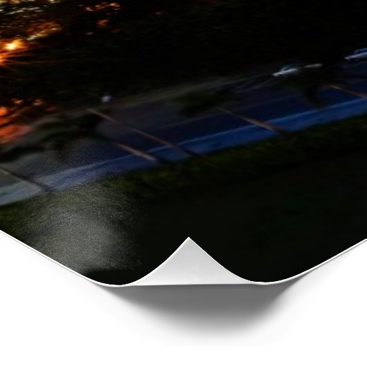 Stadtblick im Stadtzentrum Poster (Ecke)