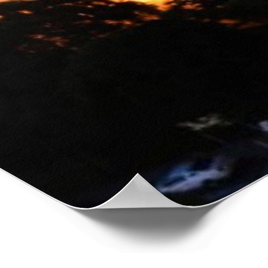 Stadtblick im Stadtzentrum Poster (Ecke)