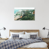 Stadtblick und WasserfrontBluff City, AK Leinwanddruck (Insitu (Schlafzimmer))