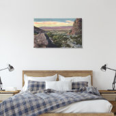 Stadtblick vom Tahquitz Canyon Leinwanddruck (Insitu (Schlafzimmer))