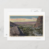 Stadtblick vom Tahquitz Canyon Postkarte (Vorne/Hinten)