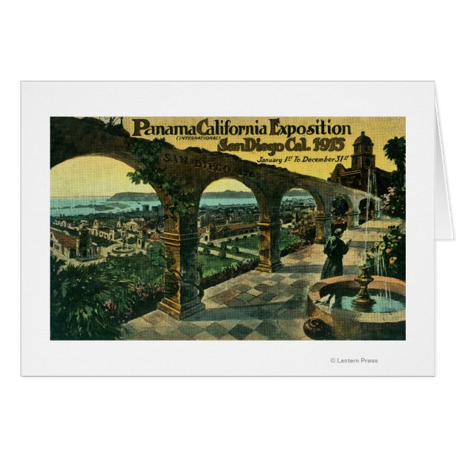 Stadtblick von einer Mission, Panama-CA Expo (Vorderseite (Horizontal))