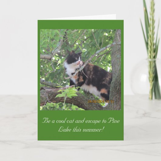 Städtchen liebt Pine Lake Bäume! Karte (Vorderseite)