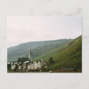 Städtchen Moselles in Italien Postkarte