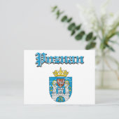 Stadtdesigns von Posen Postkarte (Stehend Vorderseite)
