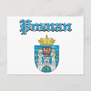 Stadtdesigns von Posen Postkarte