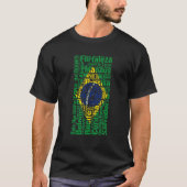 Städte Brasilien Flagge Brasilianische Roots Brasi T-Shirt (Vorderseite)