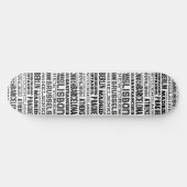 Städte der Welt Skateboard (Horizontal)