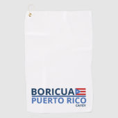 Städte des Puerto- Ricogolf-Tuches Golfhandtuch (Vorderseite)