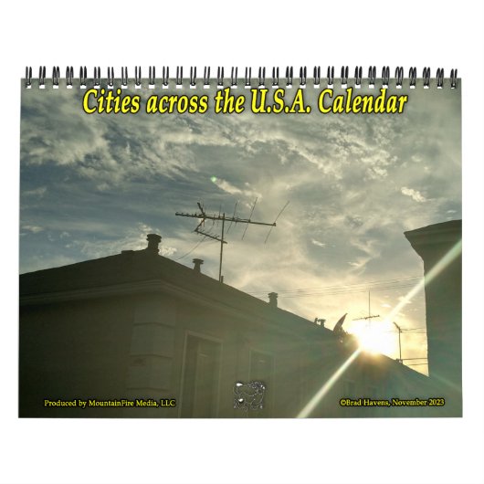 Städte im gesamten US-Kalender Kalender (Titelbild)