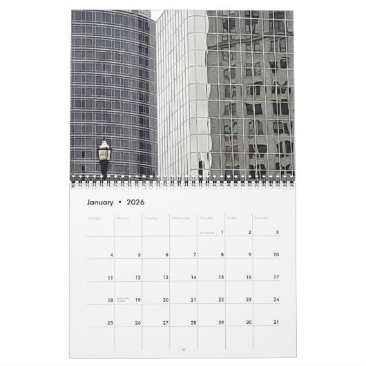 Städte im gesamten US-Kalender Kalender (Jan 2026)