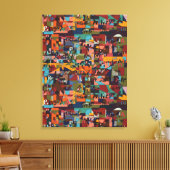 Städte in Äthiopien Leinwanddruck (Insitu (Wohnzimmer))