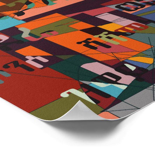 Städte in Äthiopien Poster (Ecke)