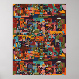 Städte in Äthiopien Poster