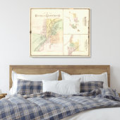 Städte in Centralia & Grand Rapids Leinwanddruck (Insitu (Schlafzimmer))