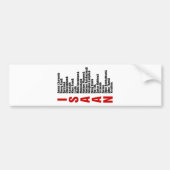 Städte in Isaan, Thailand Autoaufkleber (Vorne)