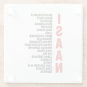 Städte in Isaan, Thailand Glasuntersetzer (Rückseite)