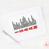 Städte in Isaan, Thailand Rechteckiger Aufkleber (Umschlag)