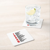 Städte in Isaan, Thailand Rechteckiger Pappuntersetzer (Vor Ort)