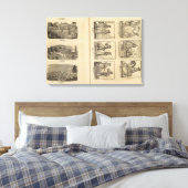 Städte, Kostüme Leinwanddruck (Insitu (Schlafzimmer))