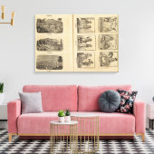 Städte, Kostüme Leinwanddruck (Insitu (Wohnzimmer))