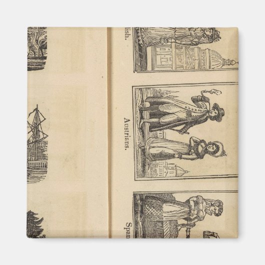 Städte, Kostüme Magnet (Vorne)