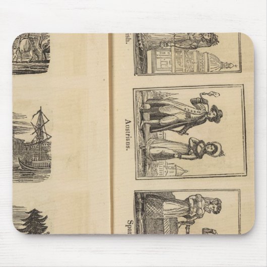 Städte, Kostüme Mousepad (Vorne)