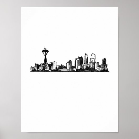 Städte: Seattle Poster (Vorne)