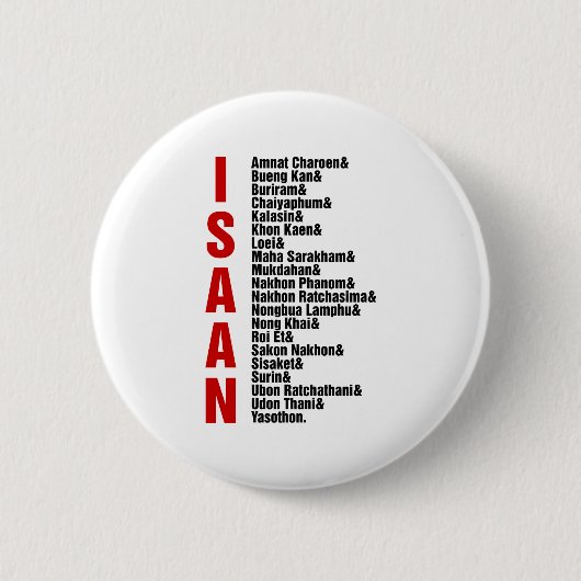 Städte von Isaan, Thailand Button (Vorderseite)