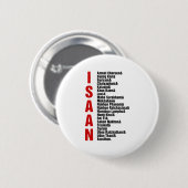 Städte von Isaan, Thailand Button (Vorne & Hinten)