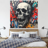 Städteanforderung Leinwanddruck (Insitu (Schlafzimmer))