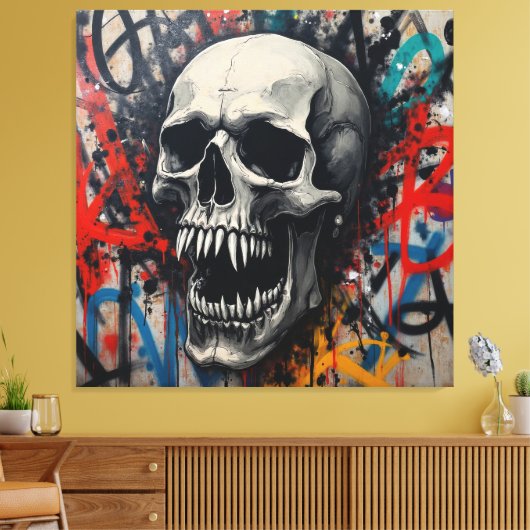 Städteanforderung Leinwanddruck (Insitu (Wohnzimmer))