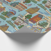 Städtebau  geschenkpapier (Ecke)