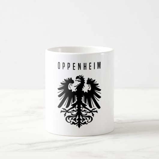 Städteemblem Oppenheim Deutschland Symbol Wappen f Kaffeetasse (Mittel)
