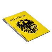 Städteemblem Oppenheim Deutschland Symbol Wappen f Notizblock (Rechte Seite)