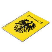 Städteemblem Oppenheim Deutschland Symbol Wappen f Notizblock (Linke Seite)