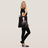 Städtemädchen in Schwarz-Moderne Grafik T - Shirt Tasche (Am Model)
