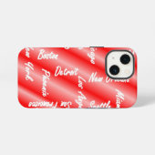 Städtenamen - USA - iPhone-Hülle iPhone Hülle (Rückseite (Horizontal))