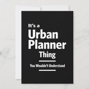 Städteplaner Job Titel Geschenk Dankeskarte