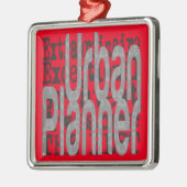 Städteplaner Sonderbeauftragter Silbernes Ornament (Links)