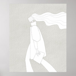 Städtespazierenbummler-Farbenplakat Poster