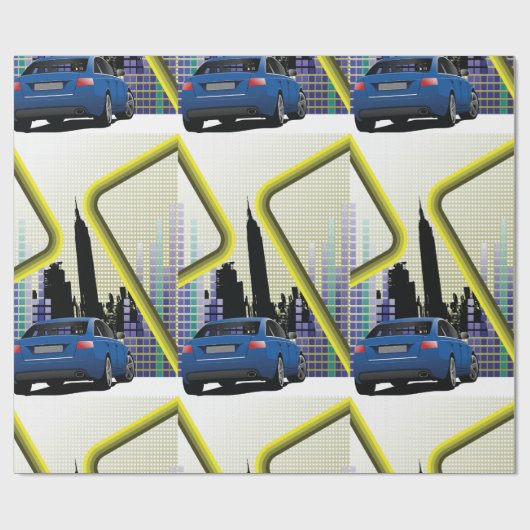 Städtezauberpapier Geschenkpapier (Flach)